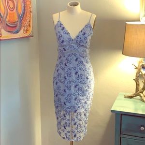 Bardot Sapphire Lace dress